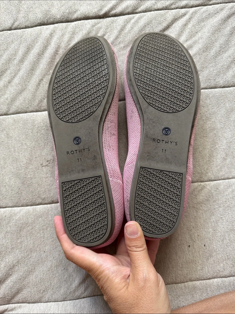 Rothy's Begonia Knit Round Slip-On Flats - Picture 5 of 5